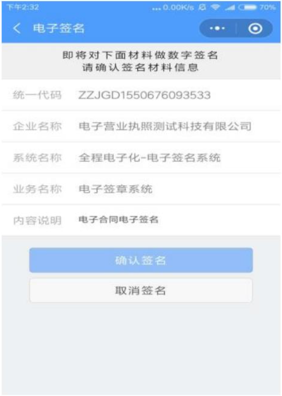 河南企業(yè)登記全程電子化服務(wù)平臺(tái)具體操作流程簽名確認(rèn)