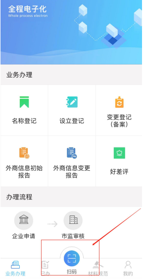 (河南省注冊分公司流程辦理之a(chǎn)pp掃碼登記河南全程電子化服務(wù)平臺